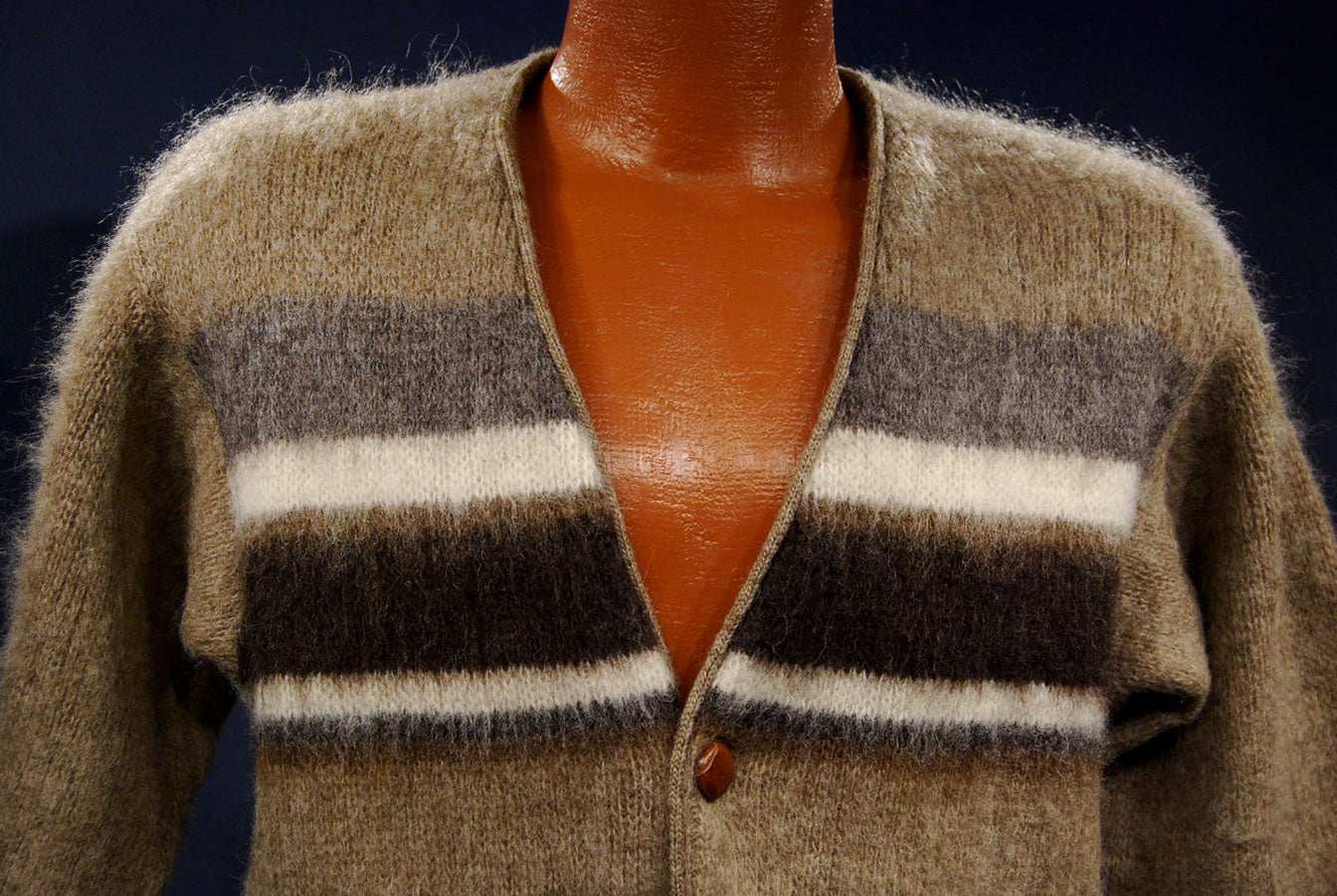 Men's Icelandic Wool Cardigan Sweater by Hilda Ltd.
