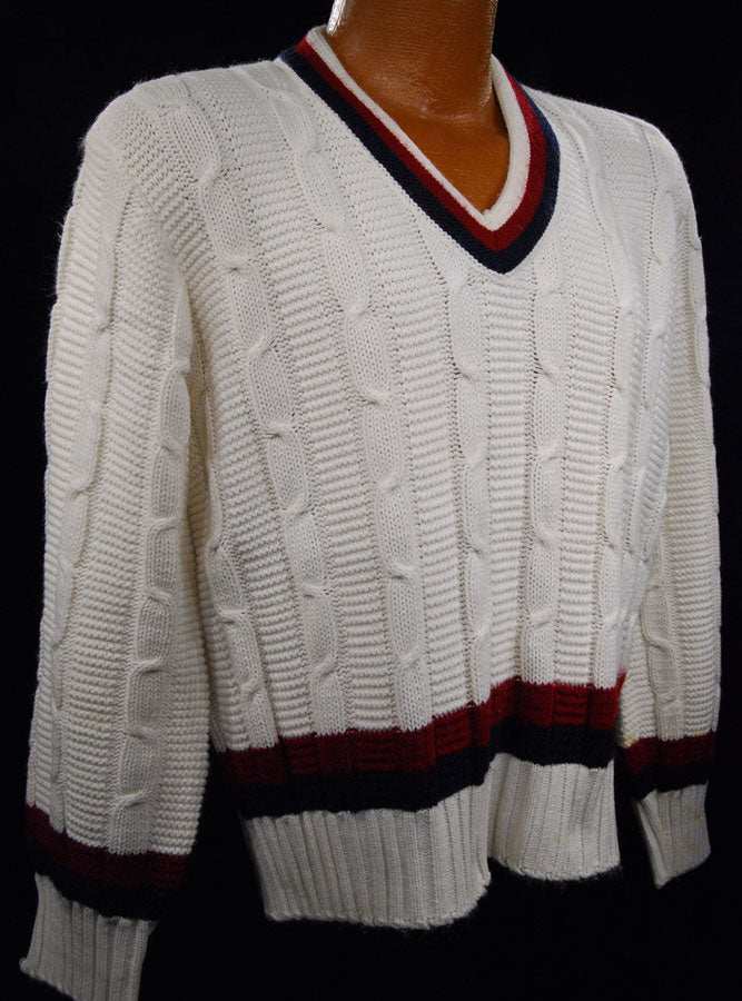 Classic Retro Tennis Sweater