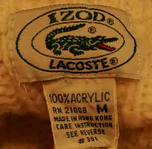 Retro IZOD Tennis Sweater