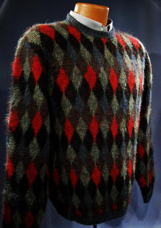 Retro Crewneck Mohair Sweater