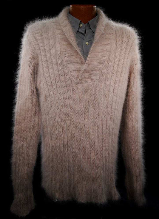 GUCCI メンズ ショールネック アンゴラ セーター