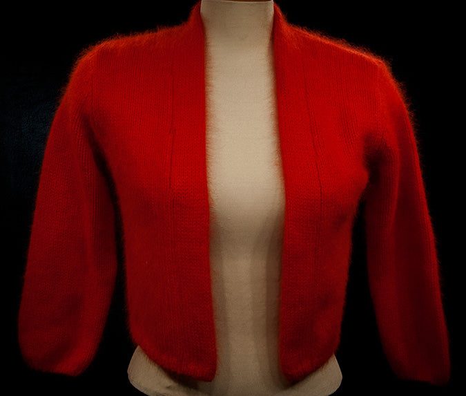 Woman's Angora Shrug Cardigan Sweater Victoria Secrets
