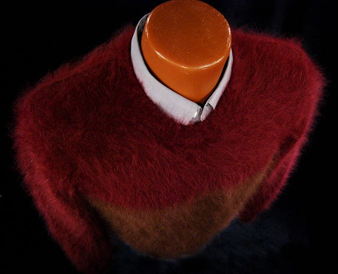GUCCI メンズ クルーネック アンゴラ セーター