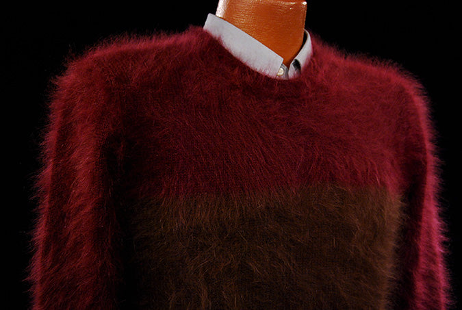 GUCCI Angora-Pullover mit Rundhalsausschnitt für Herren
