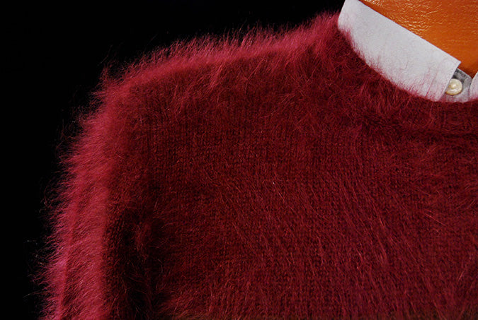 GUCCI Angora-Pullover mit Rundhalsausschnitt für Herren