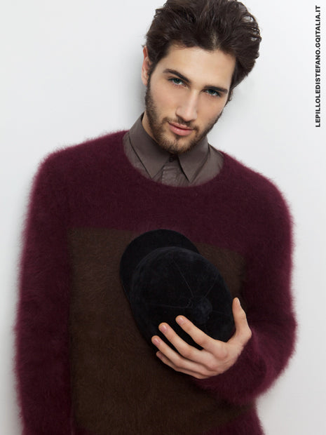 GUCCI Angora-Pullover mit Rundhalsausschnitt für Herren