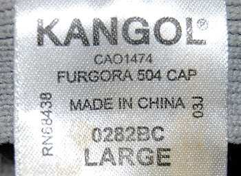 Men's angora hat by Kangol