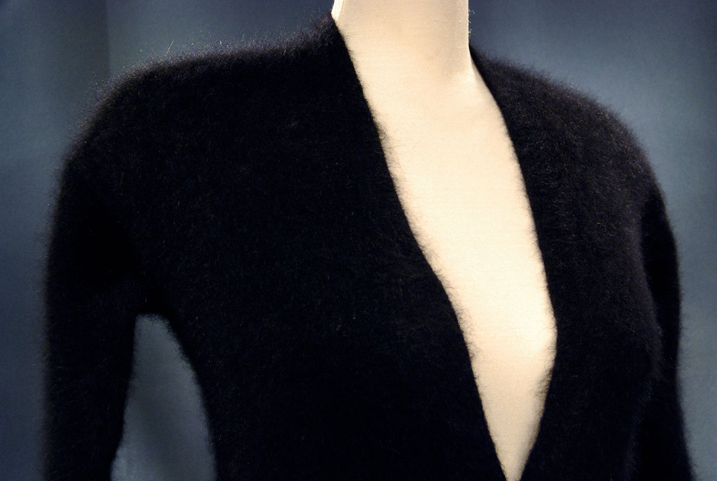 Woman's Black Angora Cardigan Sweater by Victoria's Secret