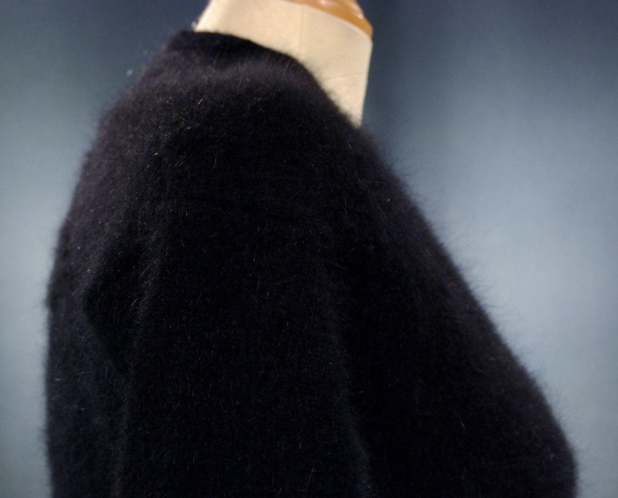 Woman's Black Angora Cardigan Sweater by Victoria's Secret