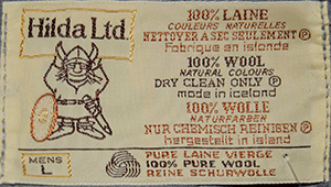 Herren Retro-Island-Wollmantel von Hilda