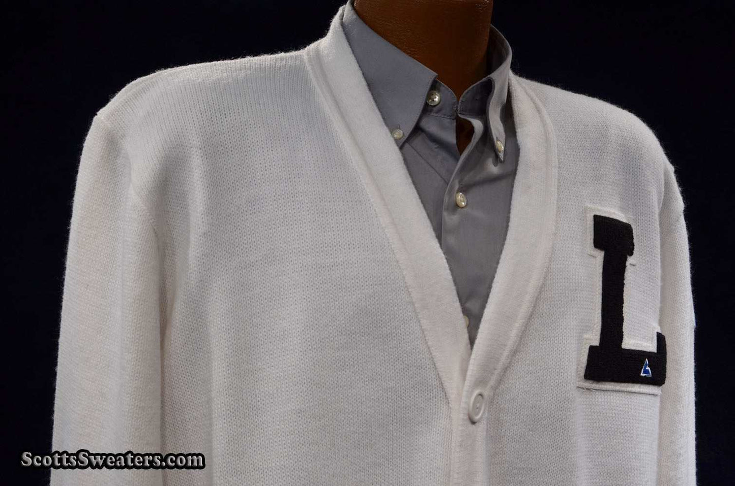 Retro Classic Cardigan Letterman Sports Sweater