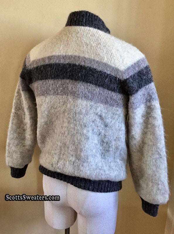 Men's Retro Icelandic Wool Jacket by Alafoss Icewool