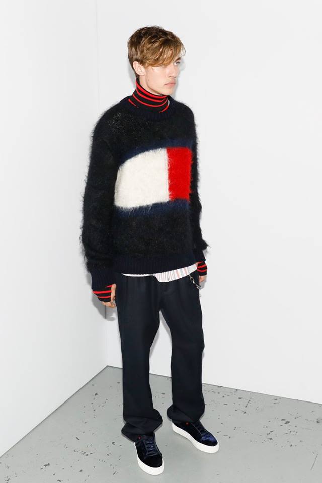 Tommy Hilfiger Mohair-Pullover mit Rundhalsausschnitt für Herren