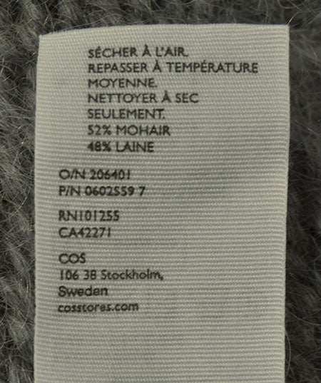 Luxuriös weicher Mohair-Cardigan mit Reißverschluss vorne für Herren