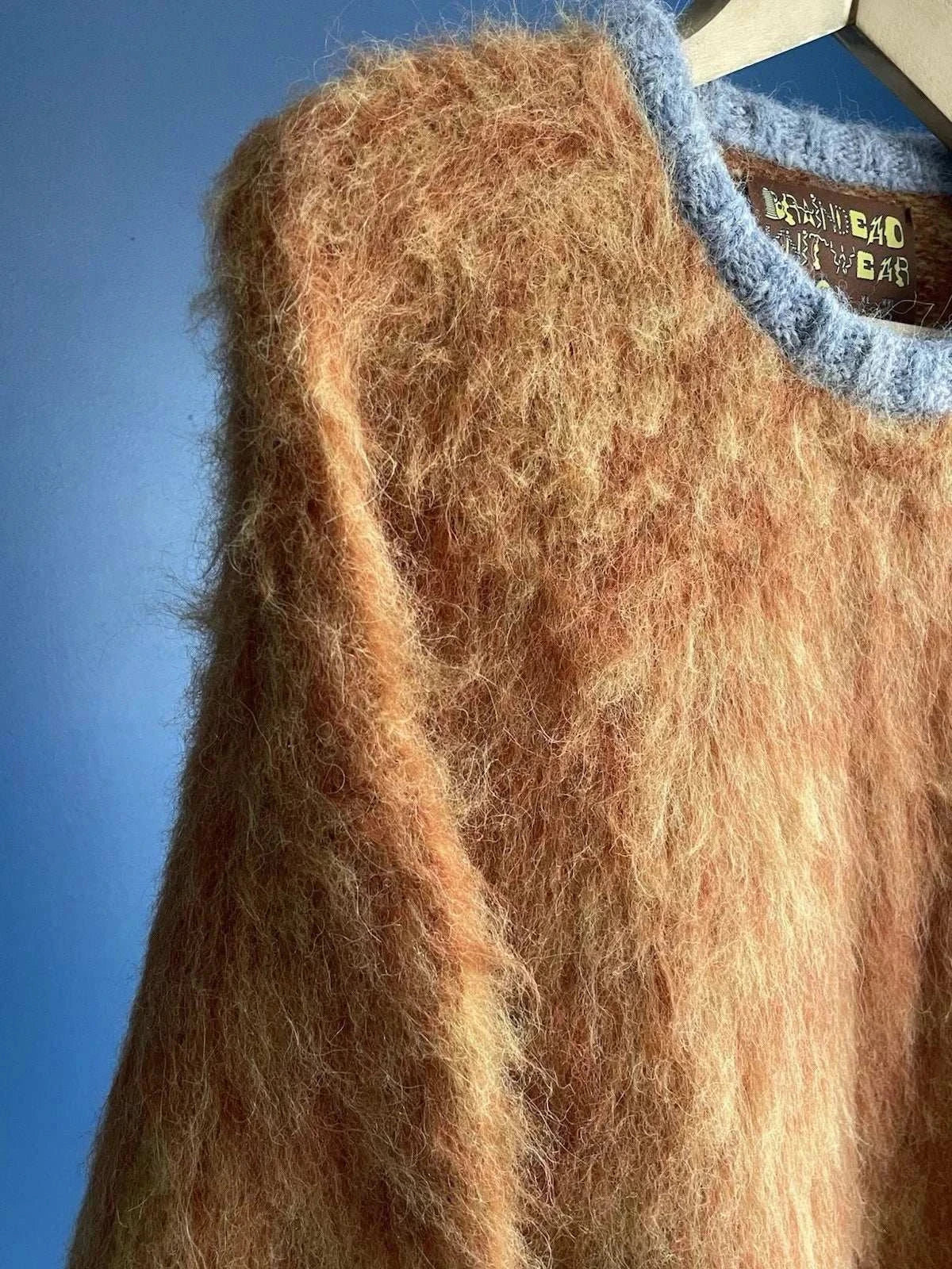 Brain Dead Sweater Unisex Fuzzy Alpaca