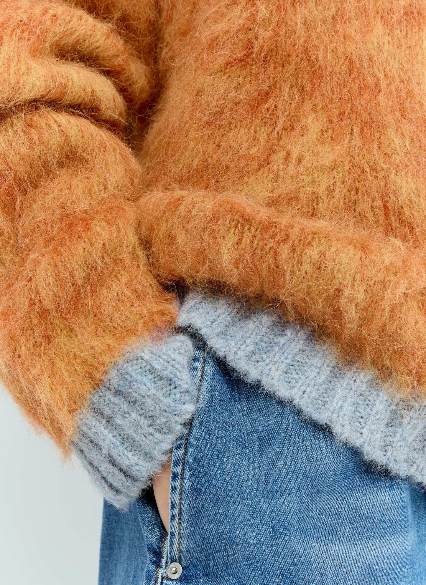 Brain Dead Sweater Unisex Fuzzy Alpaca