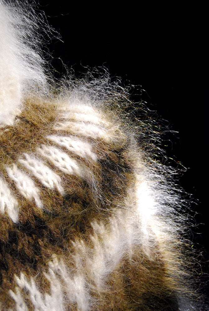 Men's Handknit Mohair Turtleneck Sweater