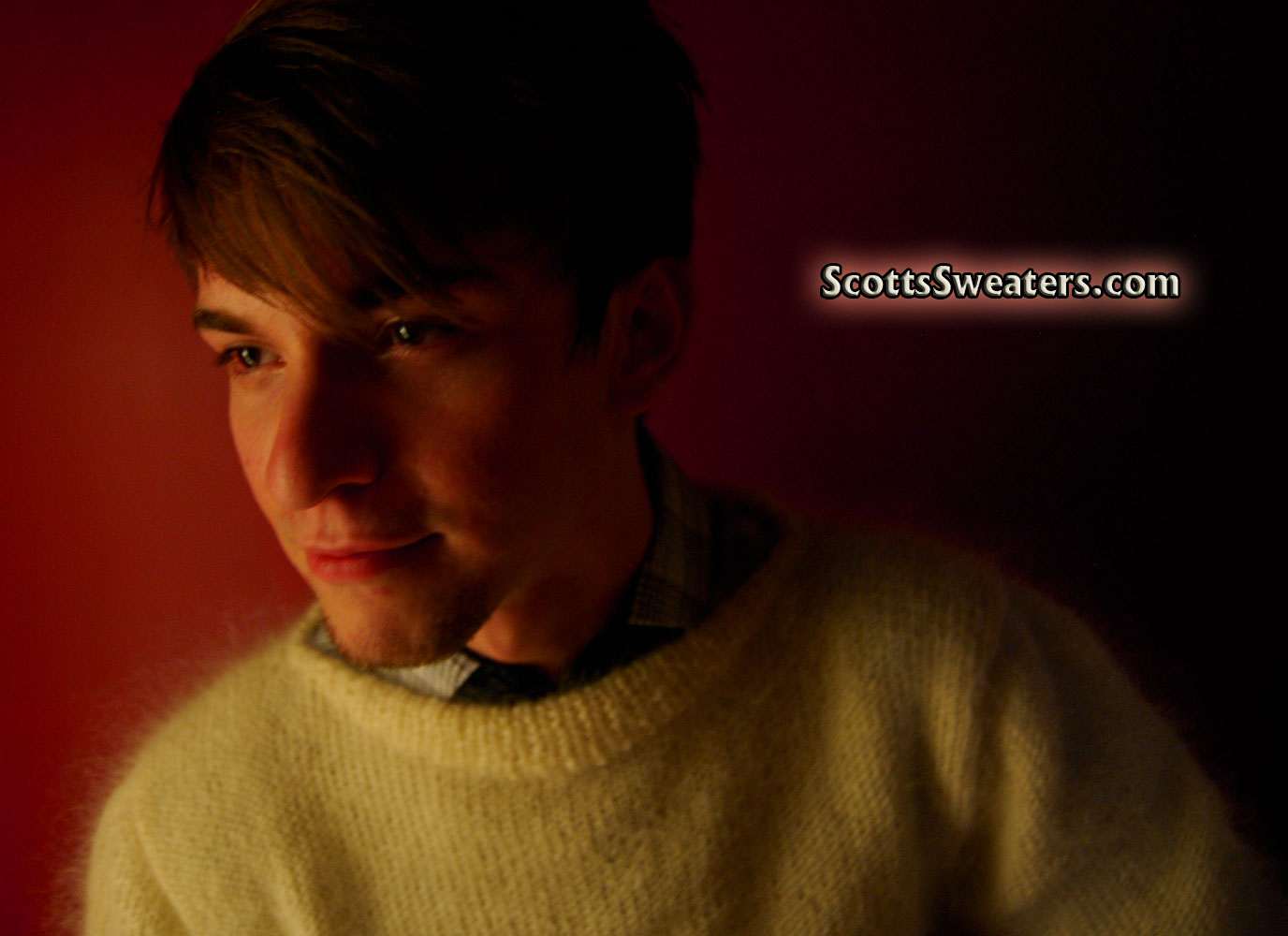 mens mohair sweater "A Single Man"