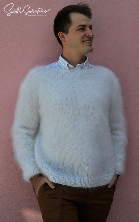 mens mohair sweater "A Single Man"