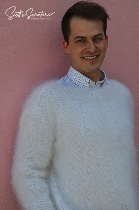 mens mohair sweater "A Single Man"