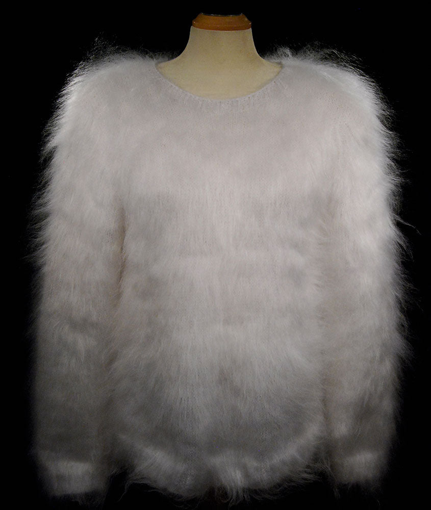 Woman's Hand-Knit Mohair Pullover Sweaters