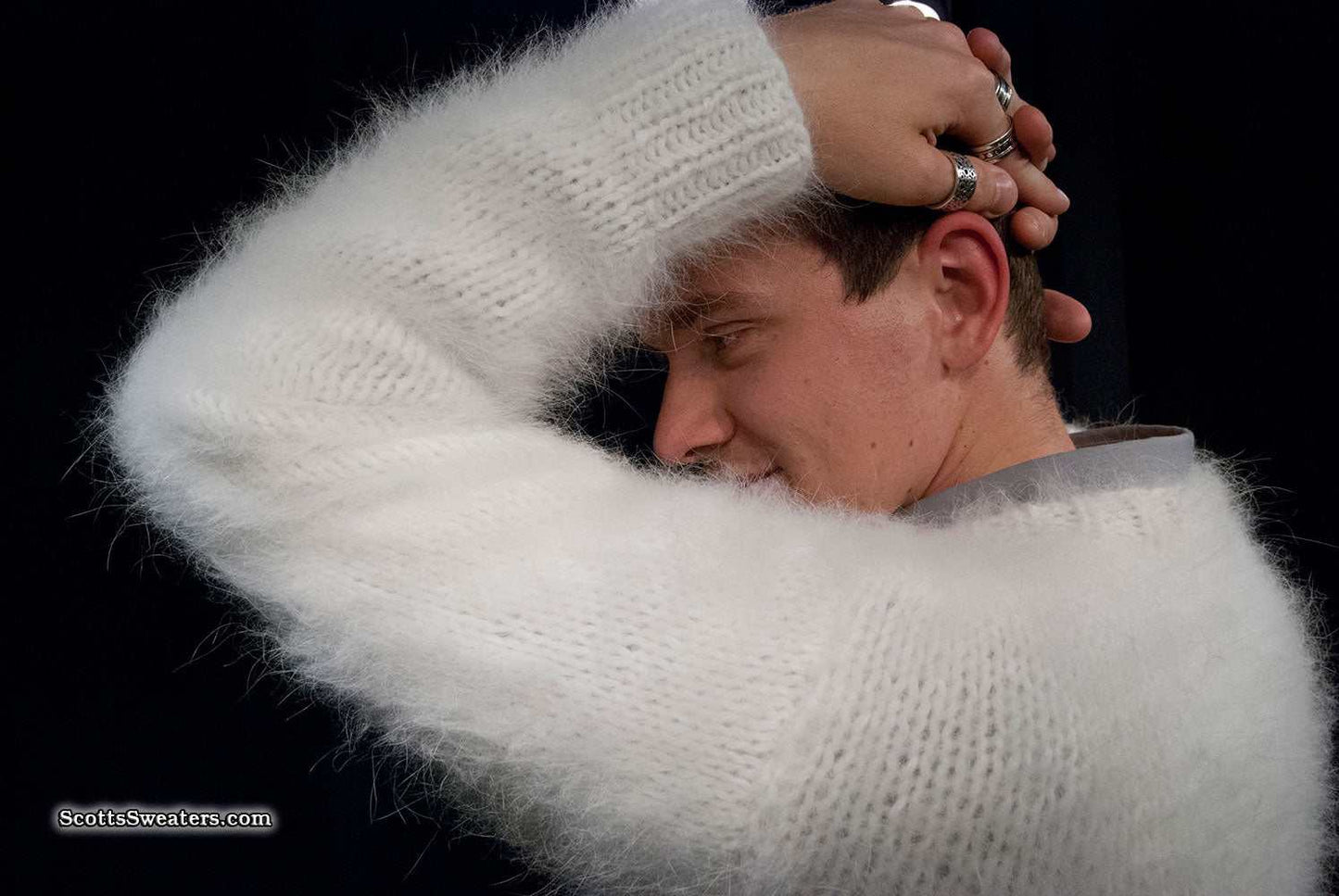 Mens Angora Sweater