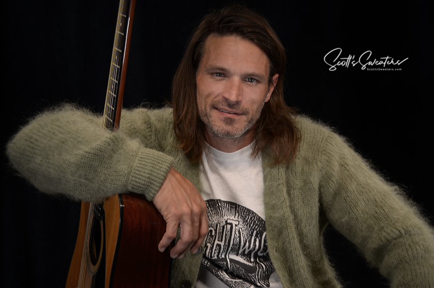 Kurt Cobain sweater Mohair cardigan