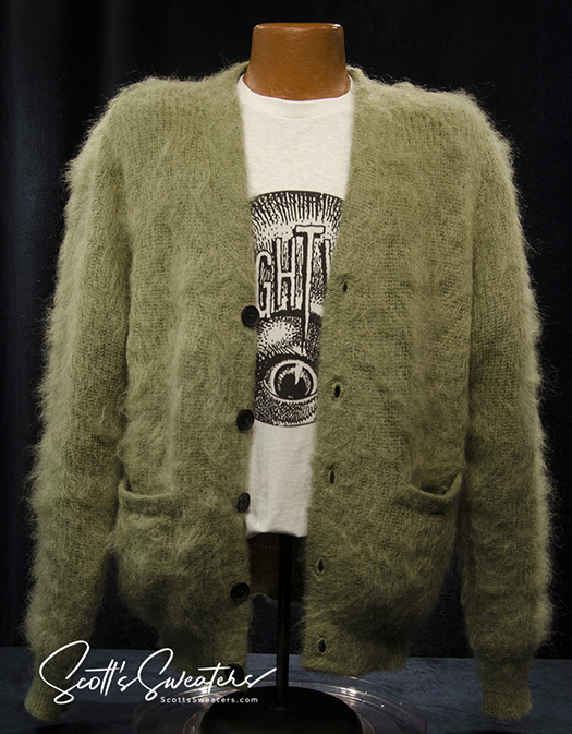 Kurt Cobain sweater Mohair cardigan