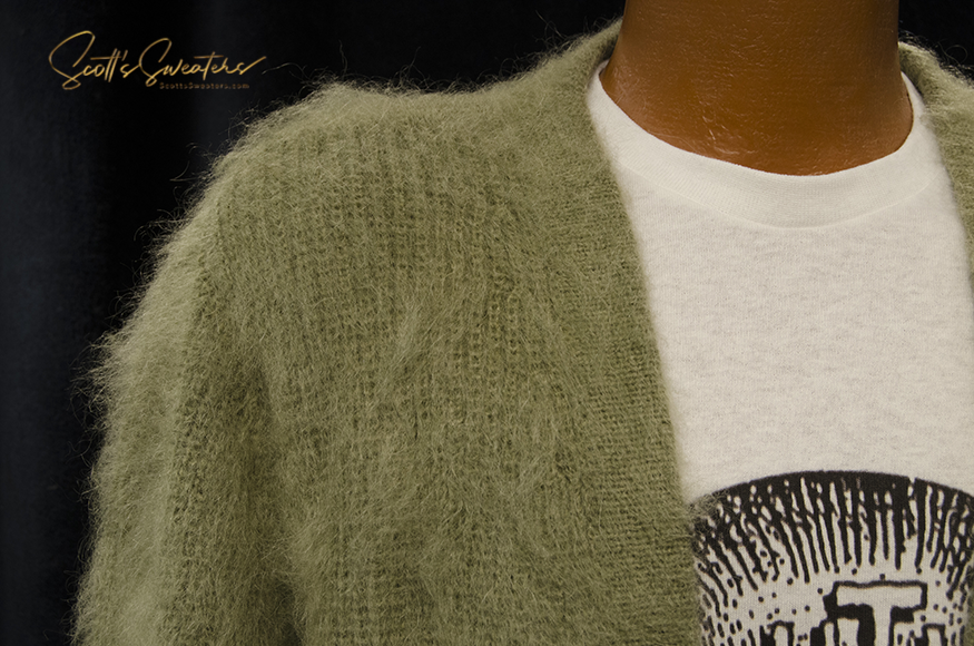 Kurt Cobain sweater Mohair cardigan