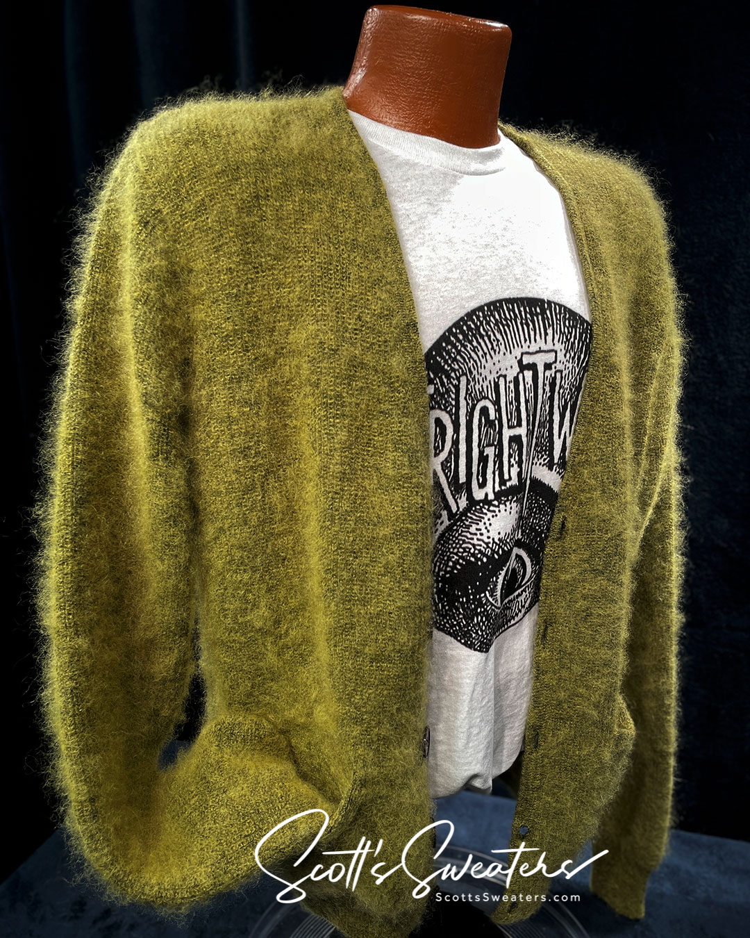 mohair cardigan mens