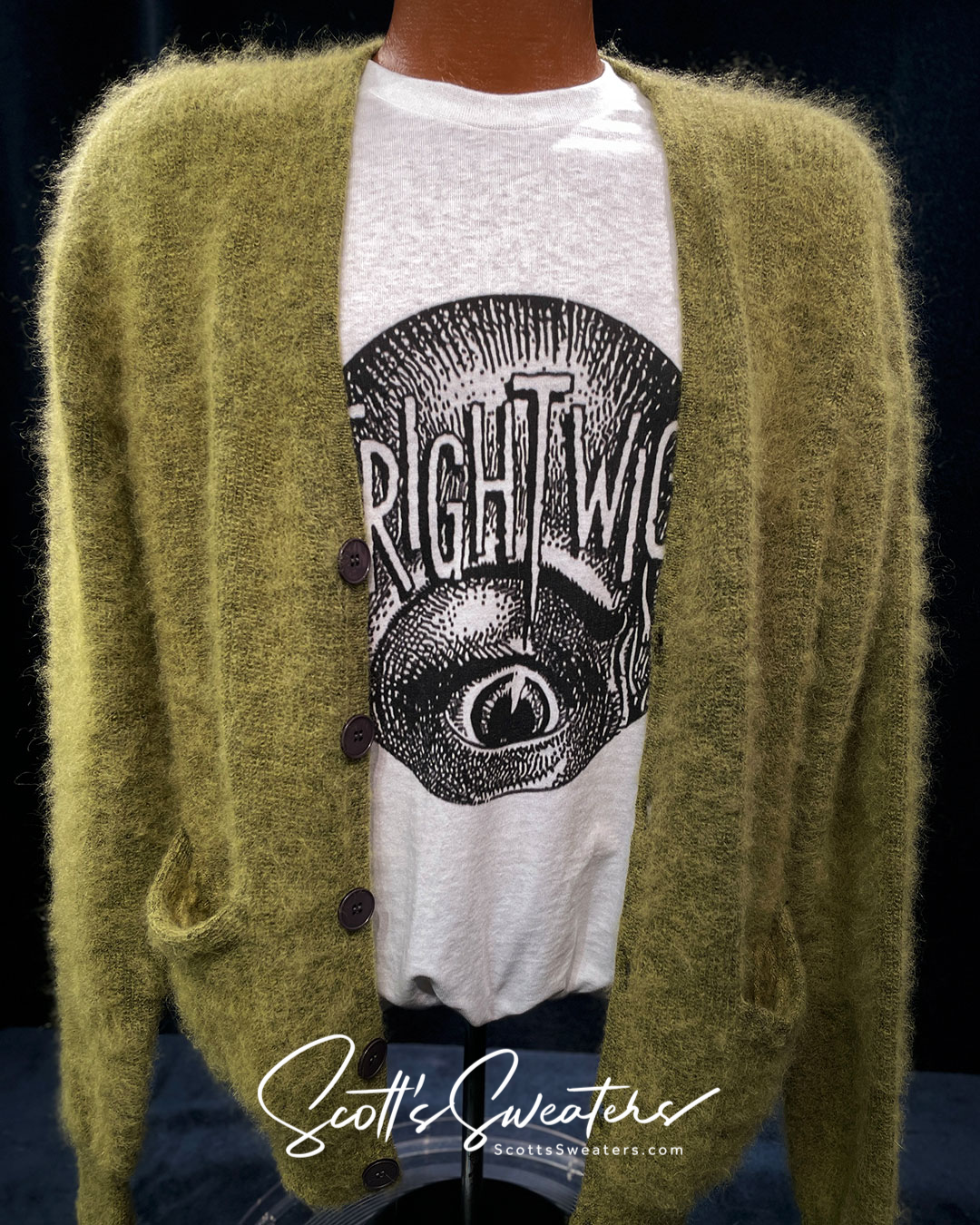 mohair cardigan mens
