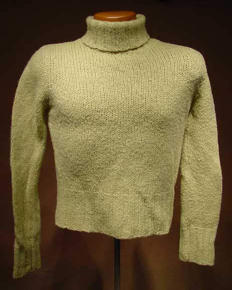 Woman's Pale-green Wool-Acrylic Turtleneck Sweater by Old Navy