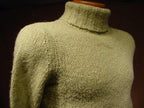 Woman's pale-green wool-acrylic turtleneck sweater by Old Navy in XS/S size
