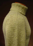 Pale-green wool-acrylic turtleneck sweater for women by Old Navy in XS/S size