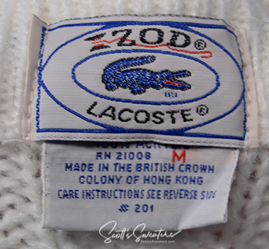 Men's Izod sweater vest for tennis by Izod Lacoste 