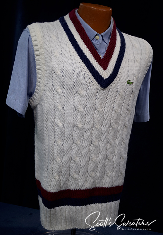 Men's Izod sweater vest for tennis by Izod Lacoste 