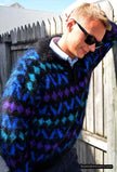 Men's Icelandic Polo-neck Mohair Sweater