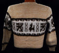 Small boy's soft tan alpaca cardigan sweater large size only