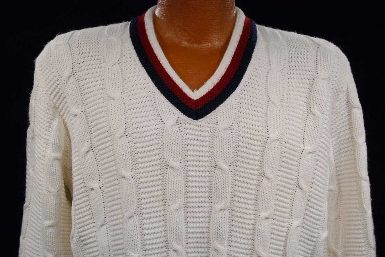 Classic Retro Tennis Sweater
