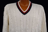 Classic Retro Tennis Sweater