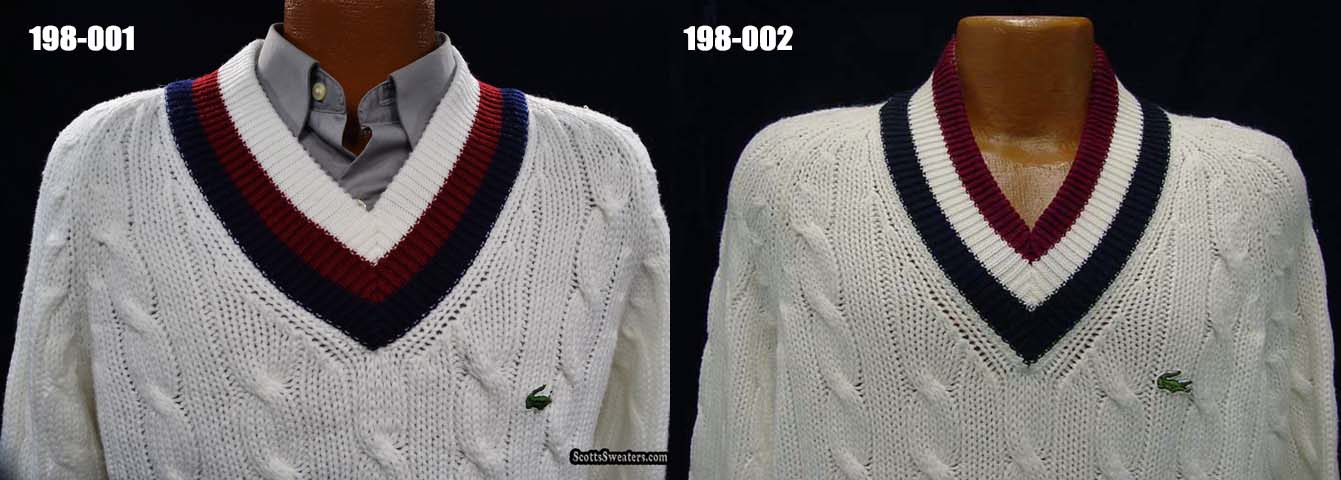 Klassischer Retro-Tennispullover von Izod für Herren