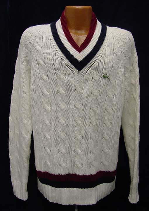 Klassischer Retro-Tennispullover von Izod für Herren