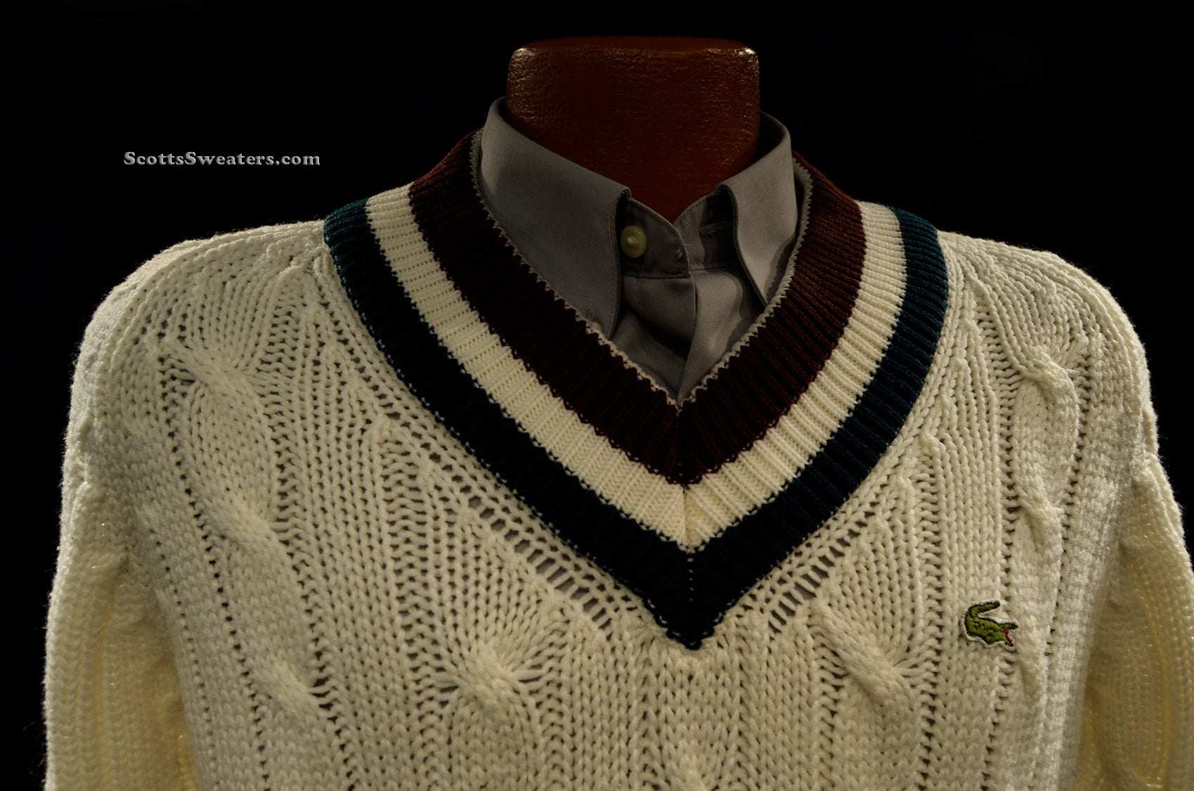 IZOD Tennis Sweater retro classic