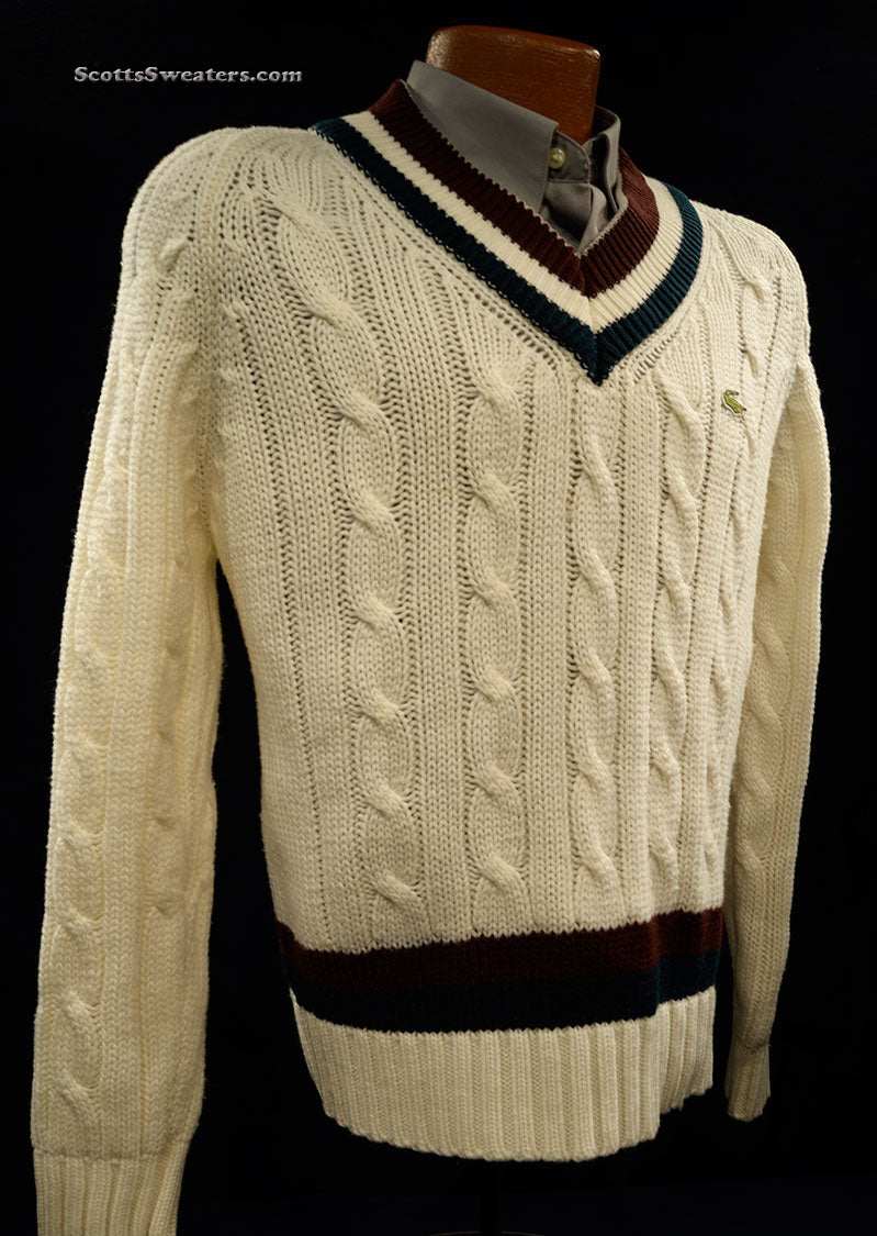 IZOD Tennis Sweater retro classic