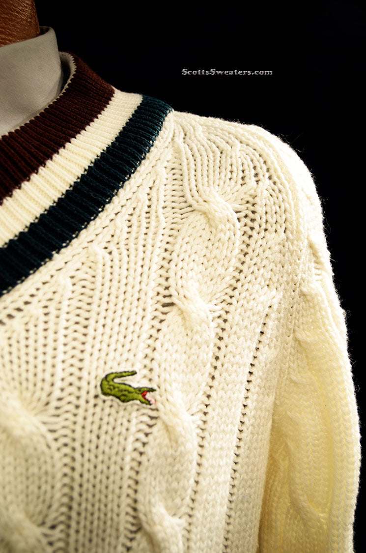IZOD Tennis Sweater retro classic