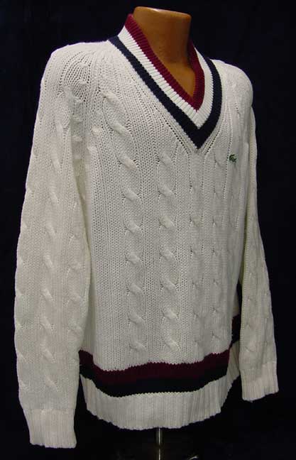 Klassischer Retro-Tennispullover von Izod für Herren