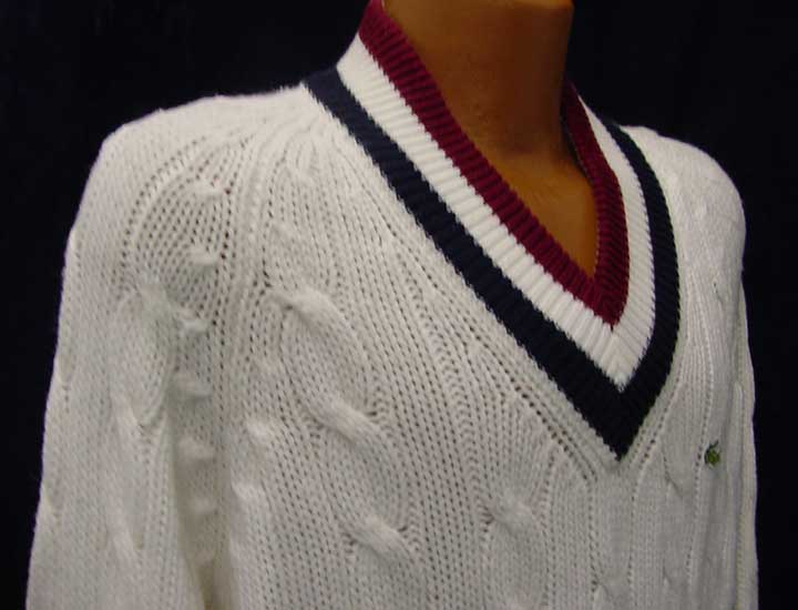 Klassischer Retro-Tennispullover von Izod für Herren