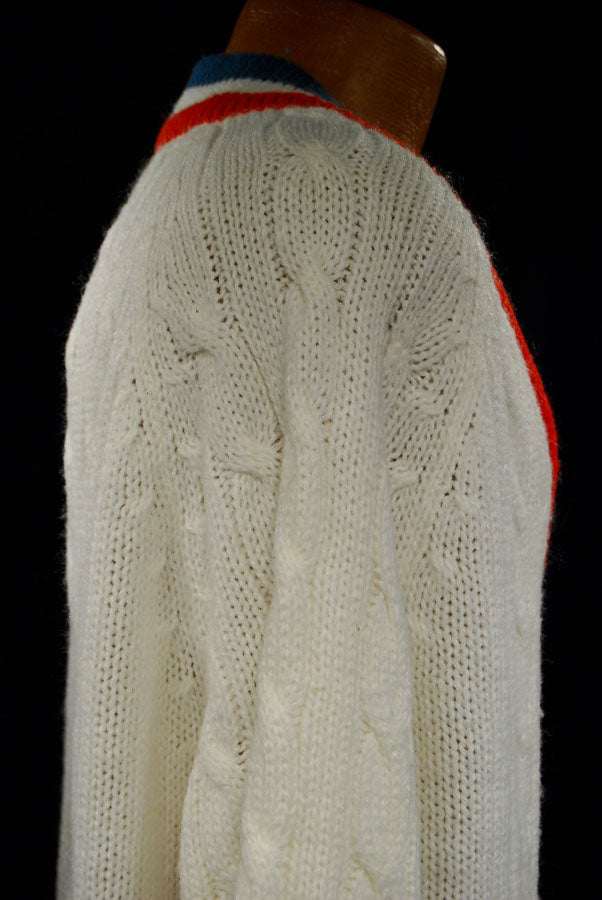 IZOD Sweater Men's retro tennis sweater classic