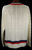 IZOD Sweater Men's retro tennis sweater classic