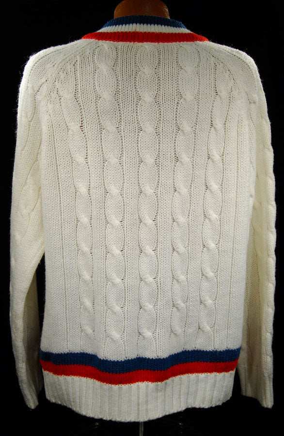 IZOD Sweater Men's retro tennis sweater classic